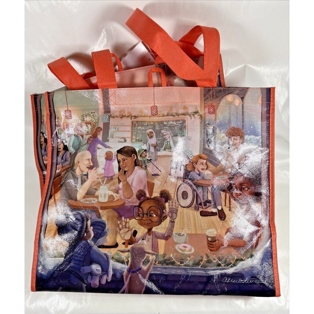 Angelina Kisiloski Art Walmart Reusable Shopping Bags Diversity Disability 2024